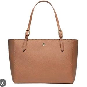 Tory Burch laptop tote bag in brown